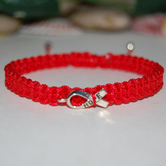 Awareness Bracelet,Fight Cancer Bracelet,Hope Bracelet,Care Bracelet,Courag,Gift - Picture 2 of 2